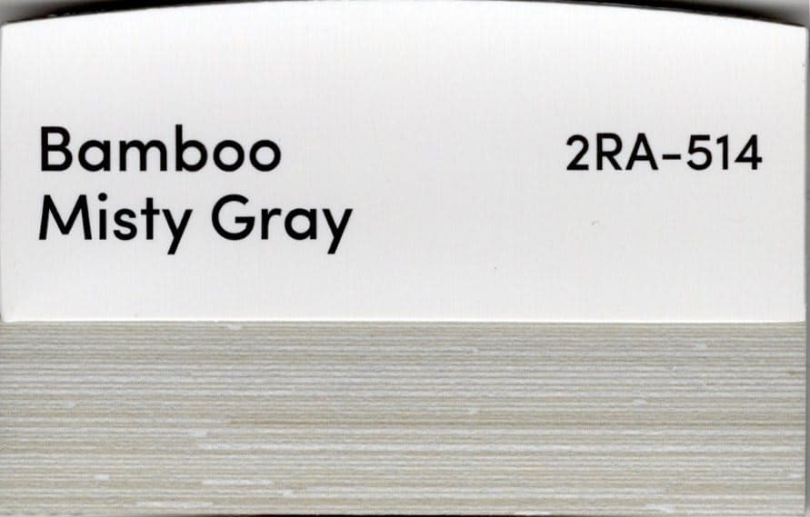 Bamboo Misty Gray fabric swatch