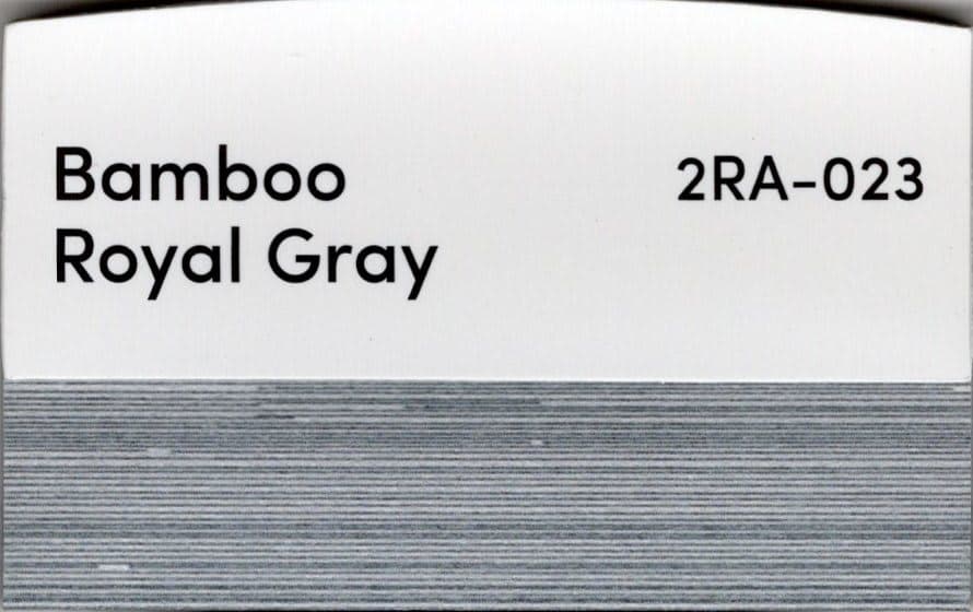 Bamboo Royal Gray fabric swatch