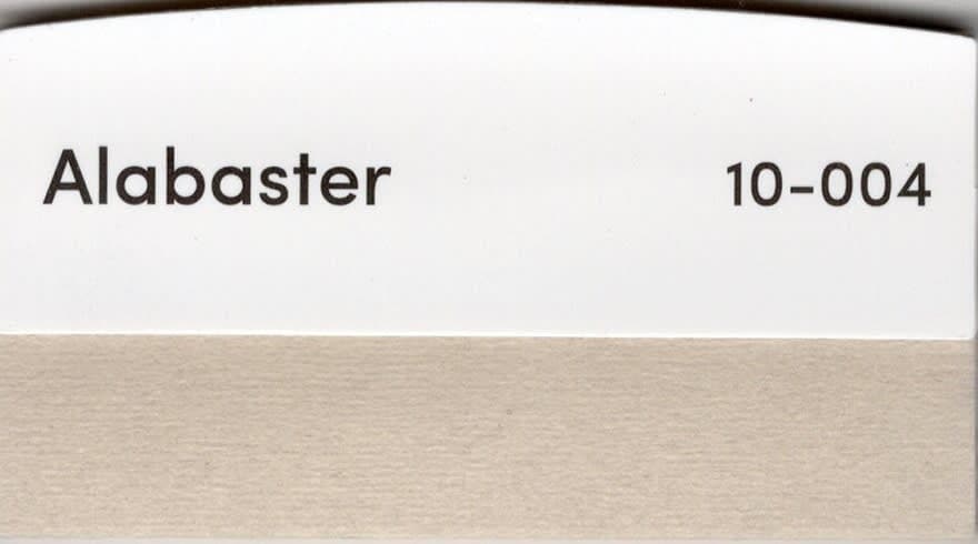 Alabaster fabric swatch