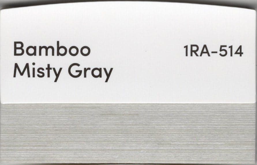 Bamboo Misty Gray fabric swatch