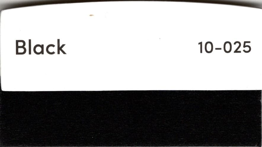 Black fabric swatch