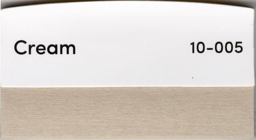 Cream fabric swatch