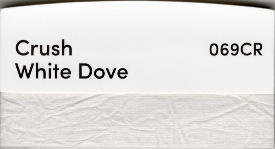 Crush White Dove fabric swatch