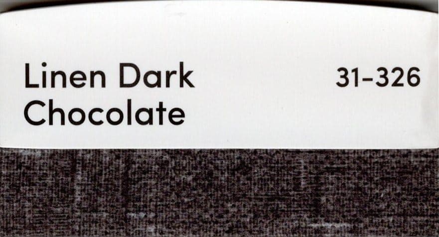 Linen Dark Chocolate fabric swatch