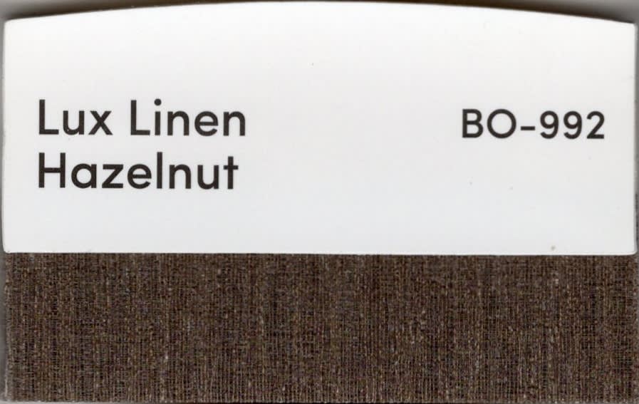 Lux Linen Hazelnut fabric swatch