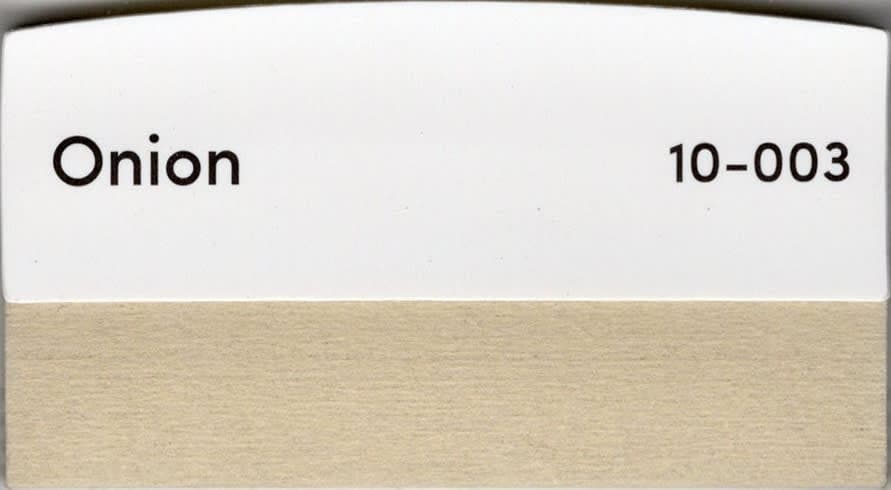 Onion fabric swatch