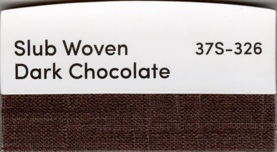 Slub Woven Dark Chocolate fabric swatch