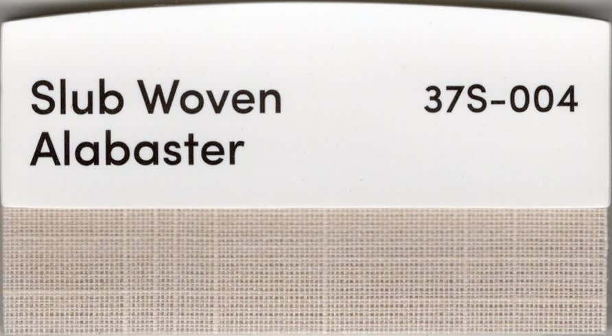 Slub Woven Alabaster fabric swatch