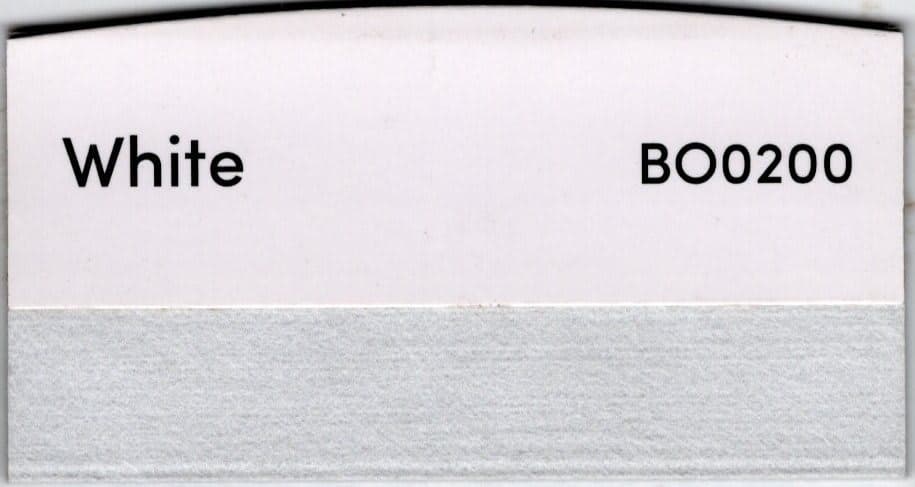 White fabric swatch
